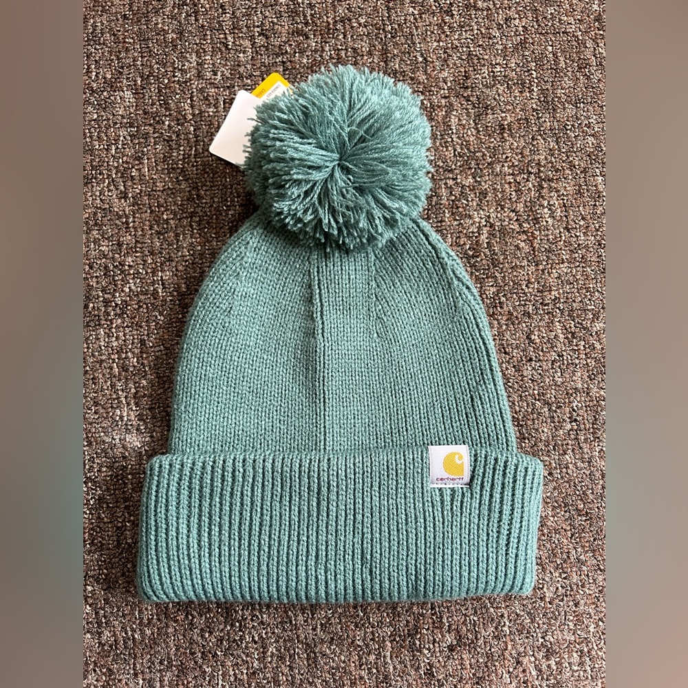 Women's Carhartt Knit Pom Cuffed Beanie